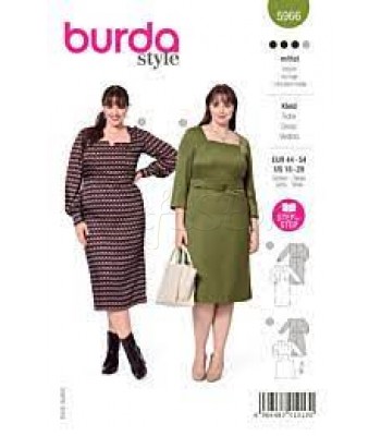 BURDA -πατρόν φορέματα-5966